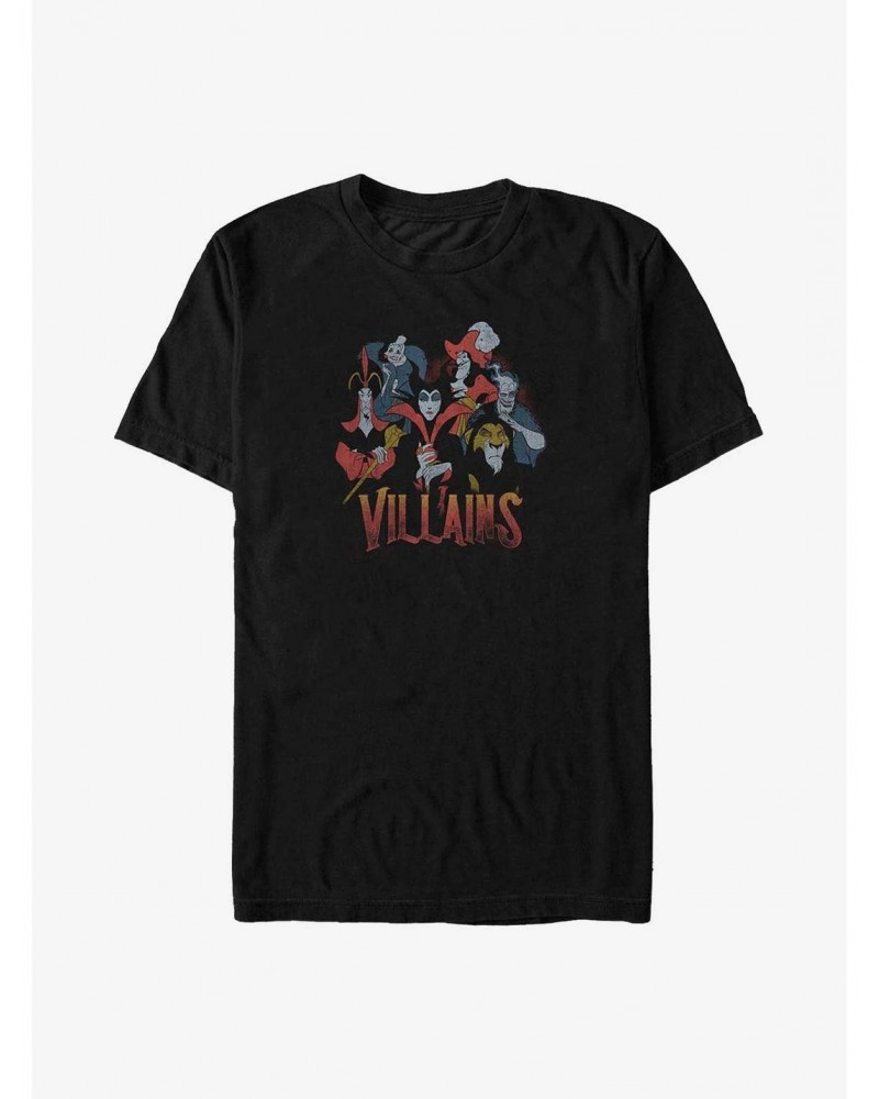 Disney Villains Vintage Baddies Big & Tall T-Shirt $9.87 T-Shirts