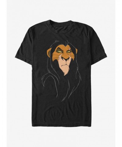 Disney The Lion King Big Face Scar T-Shirt $10.28 T-Shirts