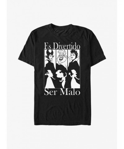 Disney Villains Spanish Good To Be Bad T-Shirt $9.80 T-Shirts