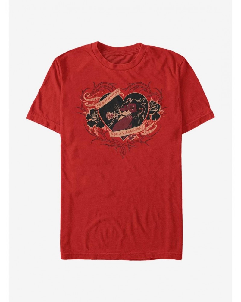 Disney Villains Hunting For Valentines T-Shirt $11.71 T-Shirts