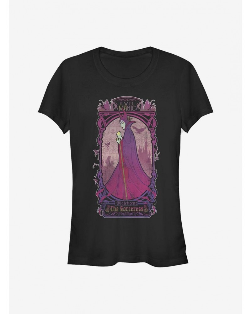 Disney Sleeping Beauty The Sorceress Maleficent Girls T-Shirt $8.47 T-Shirts