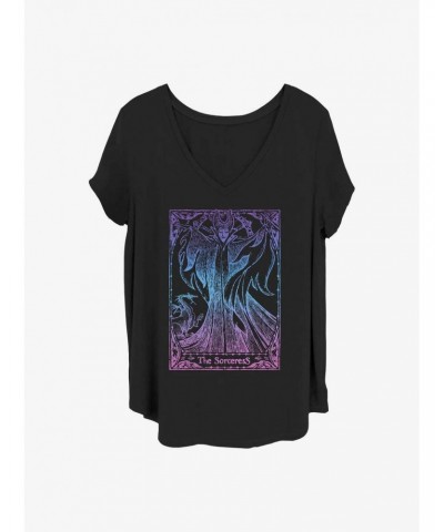 Disney Villains Sorceress Girls T-Shirt Plus Size $13.29 T-Shirts
