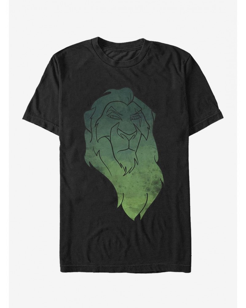 Disney Lion King Scar Watercolor Portrait T-Shirt $7.65 T-Shirts